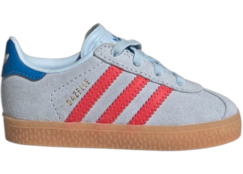adidas Gazelle Comfort Closure Crystal Sky Lucid Red Blue Bird (TD)