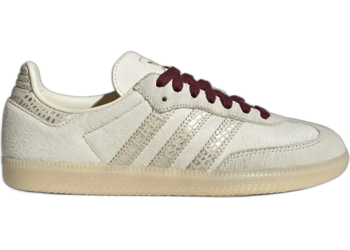 adidas Samba OG Cream White Maroon (Women's)