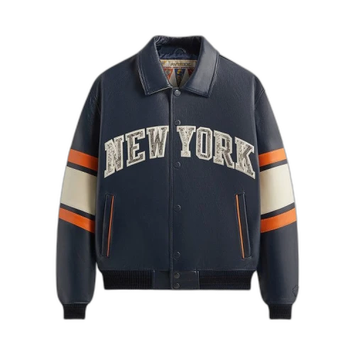 Kith & AVIREX For The New York Knicks Legend Jacket 'Navy'