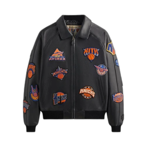 Kith & AVIREX For The New York Knicks Icon Jacket 'Black'