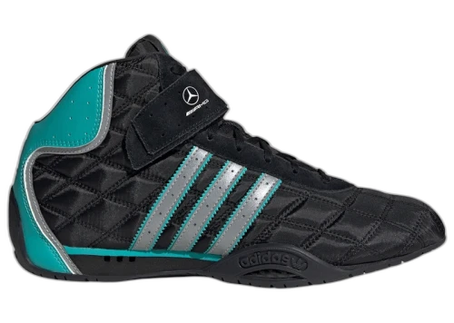 adidas Adiracer Hi Mercedes AMG Petronas F1 Team Black Matte Silver Semi Mint Rush