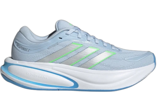 adidas Response 2 Crystal Sky Silver Lime Burst (Women's)