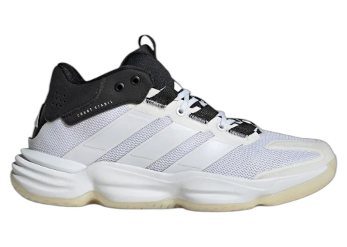 adidas Court Stabil Indoor Cloud White Black (Women's)