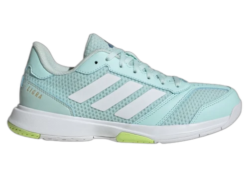 adidas Ligra 8 Indoor Halo Mint Hi-Res Yellow (Women's)