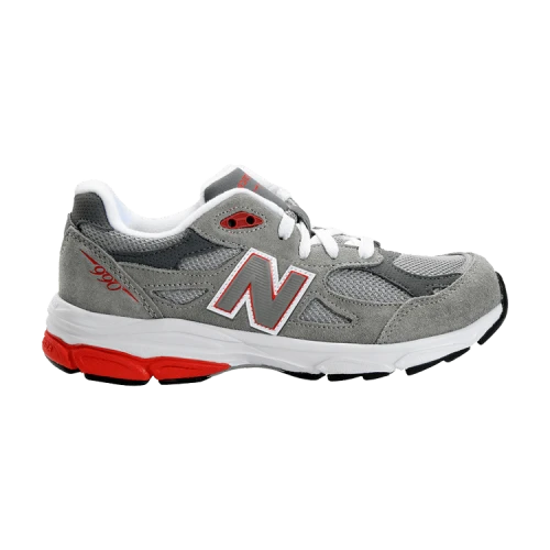 New Balance 990v3 Big Kid 'Grey Red'