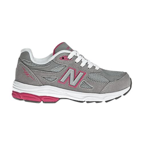 New Balance 990v3 Big Kid 'Grey Pink'