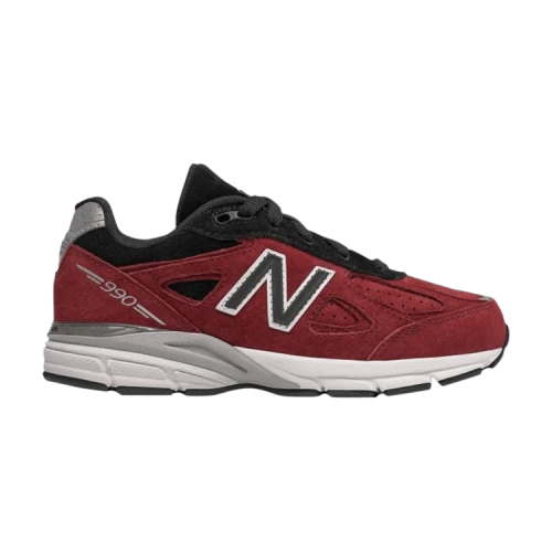 New Balance 990v4 Big Kid 'Dark Red'