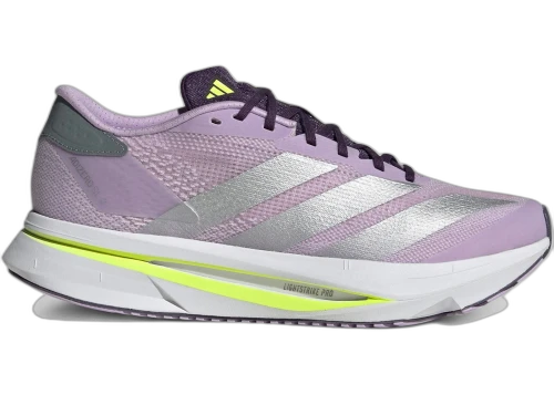 adidas Adizero SL2 Powder Plum Silver Metallic Solar Yellow (Women's)