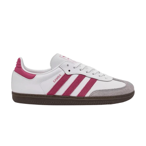adidas Samba J 'White Magenta'