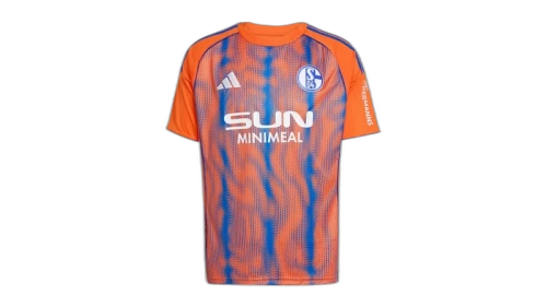 adidas Schalke 04 Jersey Team Orange Royal Blue