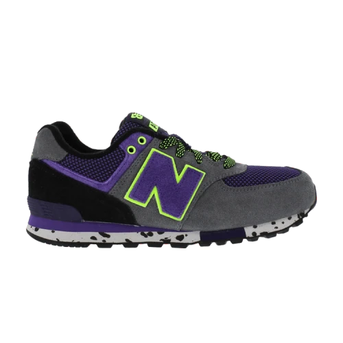 New Balance 574 Kids Wide 'Grey Purple'