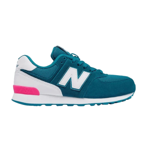 (GS) New Balance 574 'High Visibility - Teal'