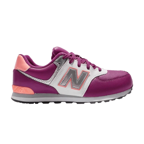 New Balance 574 Kids Wide 'Purple Pink'