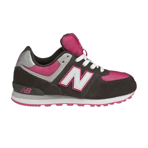New Balance 574 Big Kid 'Dark Grey Pink'