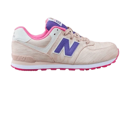 New Balance 574 Tan Pink Purple Camo (GS)