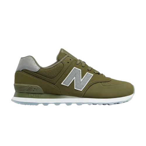New Balance 574 Big Kid 'Olive'
