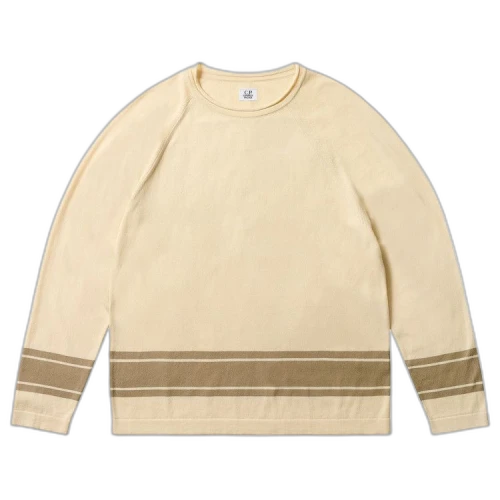 Palace x C.P. Company Cotton Sea Island Mock Neck Knit 'Stone'