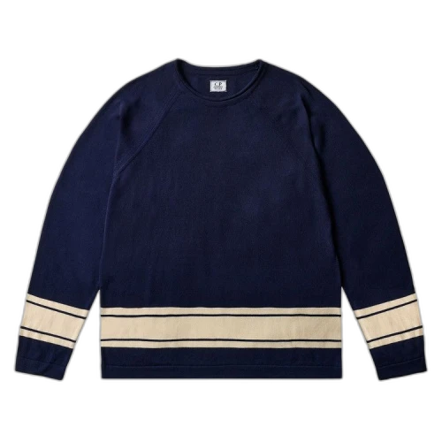Palace x C.P. Company Cotton Sea Island Mock Neck Knit 'Navy'