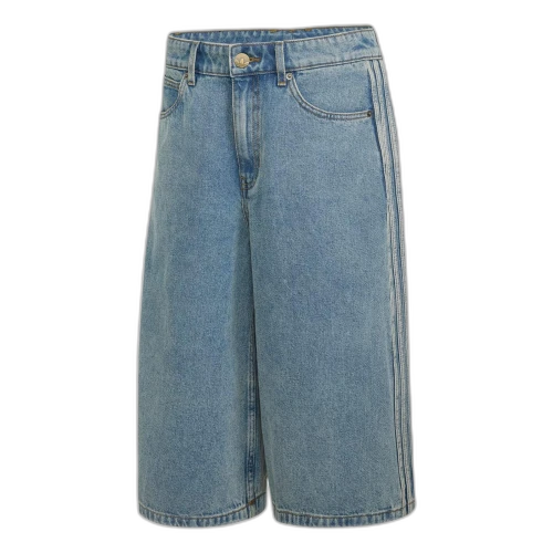 adidas Mid Rise Denim Jorts Asia Sizing 'Worn Blue Denim' (Women's)