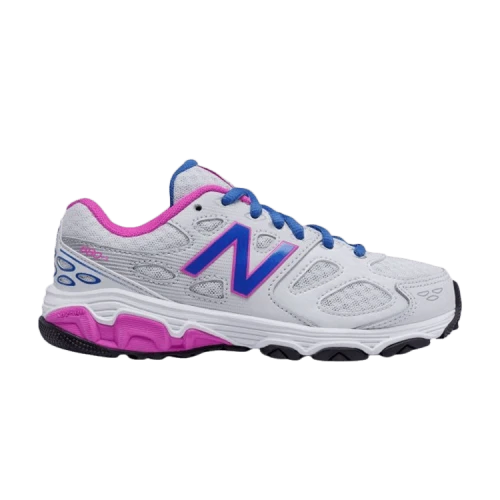 New Balance 680 Kids Wide 'White Pink Blue'