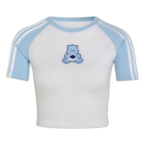 adidas Care Bears Baby T-Shirt Asia Sizing 'White Clear Sky' (Women's)