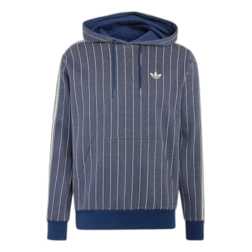 adidas Pinstripes Hoodie Asia Sizing 'Night Indigo'