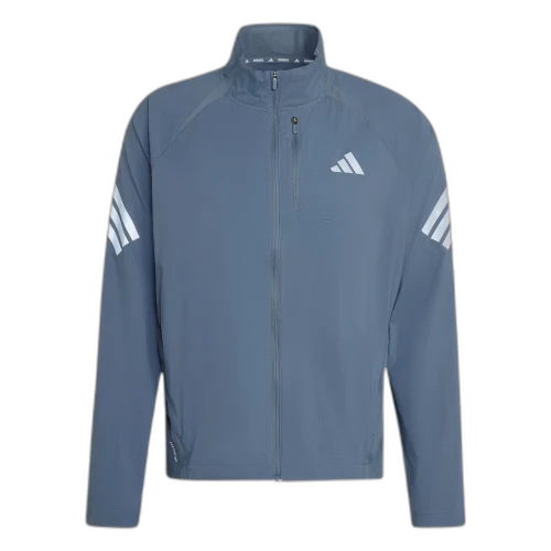 Adidas Running Jackets Men's Agate Black/Reflective Silver Stand Collar Moderate Other