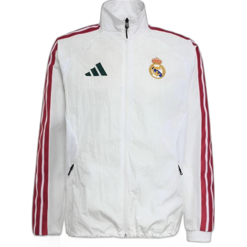 adidas Real Madrid Home Anthem Jacket Asia Sizing 'White'