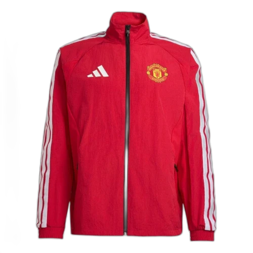 adidas Manchester United Home Anthem Jacket Asia Sizing 'MUFC Red'