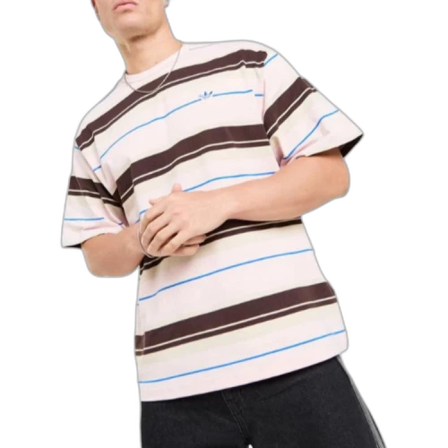 Adidas Originals T Shirts Men's Pink Crew Neck