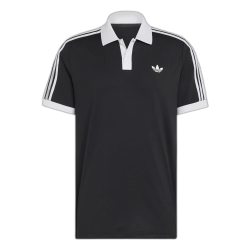 Adidas Originals Sport Performance Tennis Tops Men's Black Polo Collar Moderate