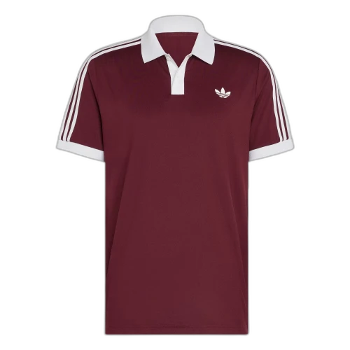 Adidas Originals Sport Performance Tennis Tops Men's Chestnut Polo Collar Moderate