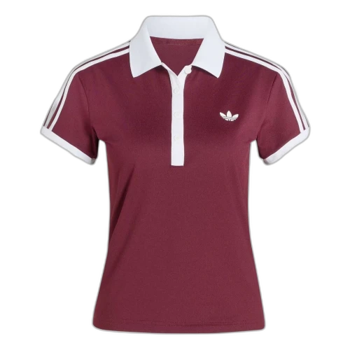 adidas Tennis Classic Polo Shirt Asia Sizing 'Maroon' (Women's)