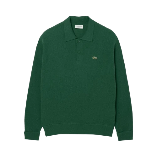 Lacoste Classic Fit Long Sleeved L.12.12 Polo Shirt 'Green'