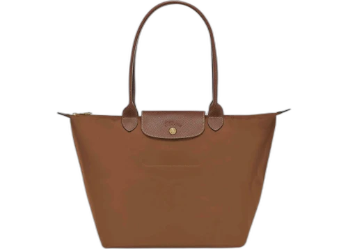 Longchamp Le Pliage Shoulder Bag L Cognac
