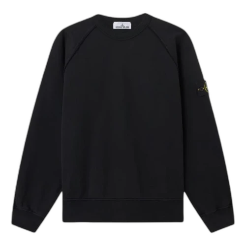 STONE ISLAND 6100041 Oversized Crewneck Sweatshirt 'Black'
