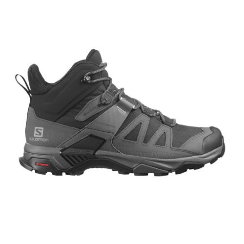 Salomon X Ultra 4 Mid Wide GORE-TEX 'Black Magnet'