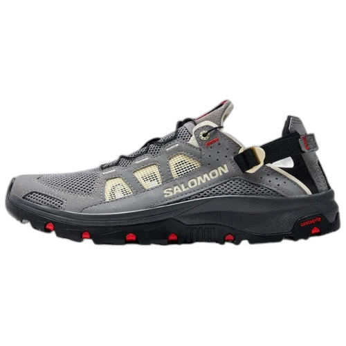 Salomon Techamphibian 5 Pewter Moth Fiery Red