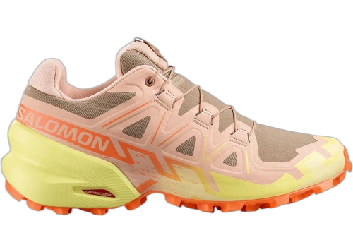 Salomon Speedcross 6 Burro Sunny Lime Almond Cream (Women's)