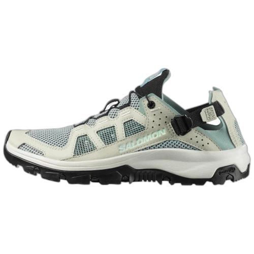 SALOMON Techamphibian 5 Slip Resistant, Odor Resistant, Breathable, Grip Cushioning Hiking Shoes Women's White Green