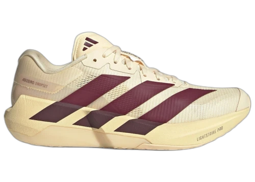 adidas Adizero Dropset Pro Warm Vanilla Maroon (Women's)