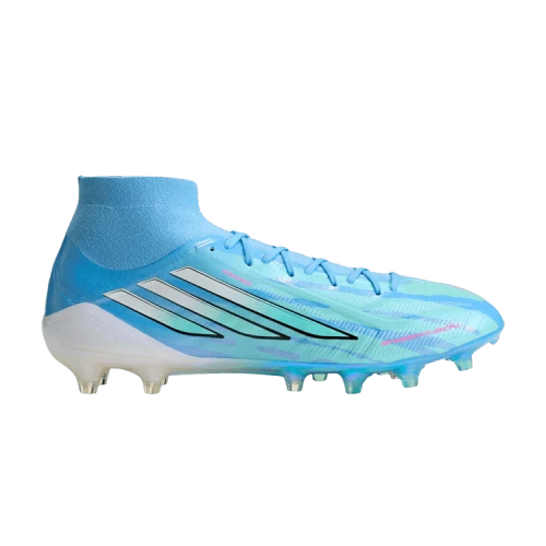 Trinity Rodman x adidas F50 Sparkfusion Elite Mid FG AG 'Semi Blue Burst Lucid Pink' (Women's)