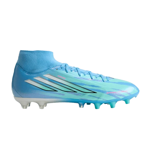 Trinity Rodman x adidas F50 Sparkfusion League Mid FG 'Semi Blue Burst Lucid Pink' (Women's)