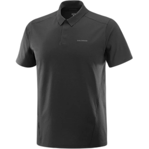 SALOMON Trackline Polo Shirt Men's Black
