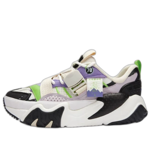 Li-Ning X-Claw Lite x 70HYBD 'White Purple Green' (Women's)