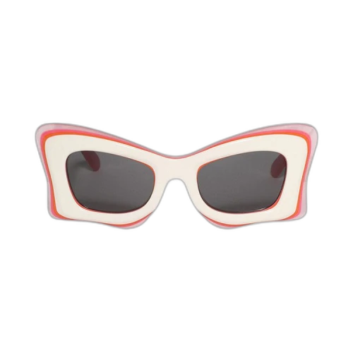 Loewe Multilayer Butterfly Sunglasses 'Beige/Smoke'