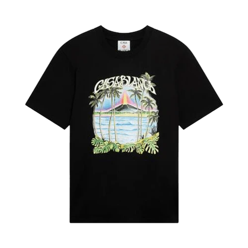 Casablanca Printed Classic T-Shirt 'Volcano'