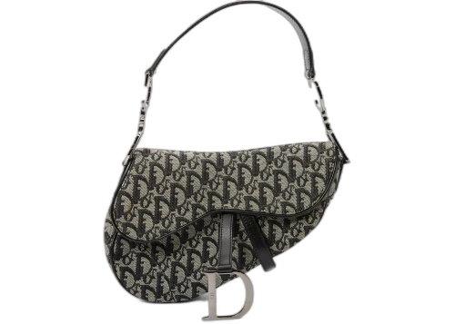Dior Saddle Bag Oblique Black