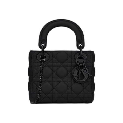 Dior Mini Lady Dior Bag 'Black Ultramatte'