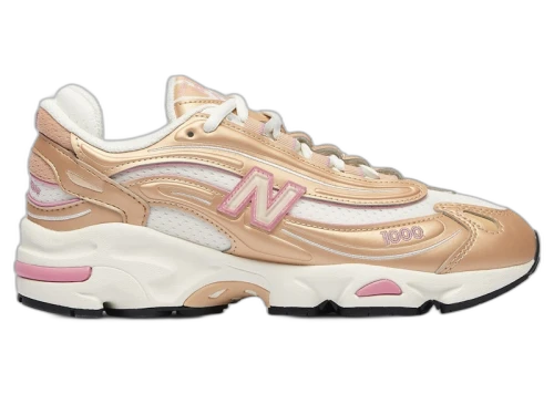 New Balance 1000 White Gold Pink
